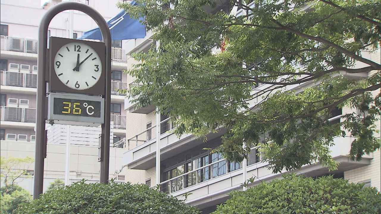 画像: 気象庁が静岡県に高温注意情報を発表し、熱中症に注意呼びかけ　静岡市は正午現在、全国一の暑さ