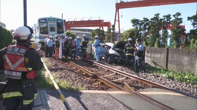 画像: 列車と乗用車が接触、車の運転手が重体か　天竜浜名湖鉄道のダイヤに乱れ　静岡・掛川市