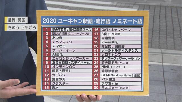 画像: 今年の流行語大賞は「3密」　静岡県内の街頭50人が選んだのは「鬼滅の刃」