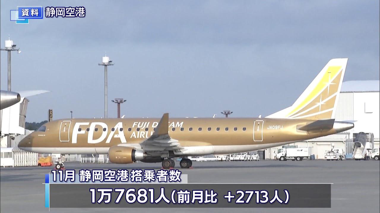 画像: １１月静岡空港搭乗者数今年度最多も去年の４分の１ youtu.be