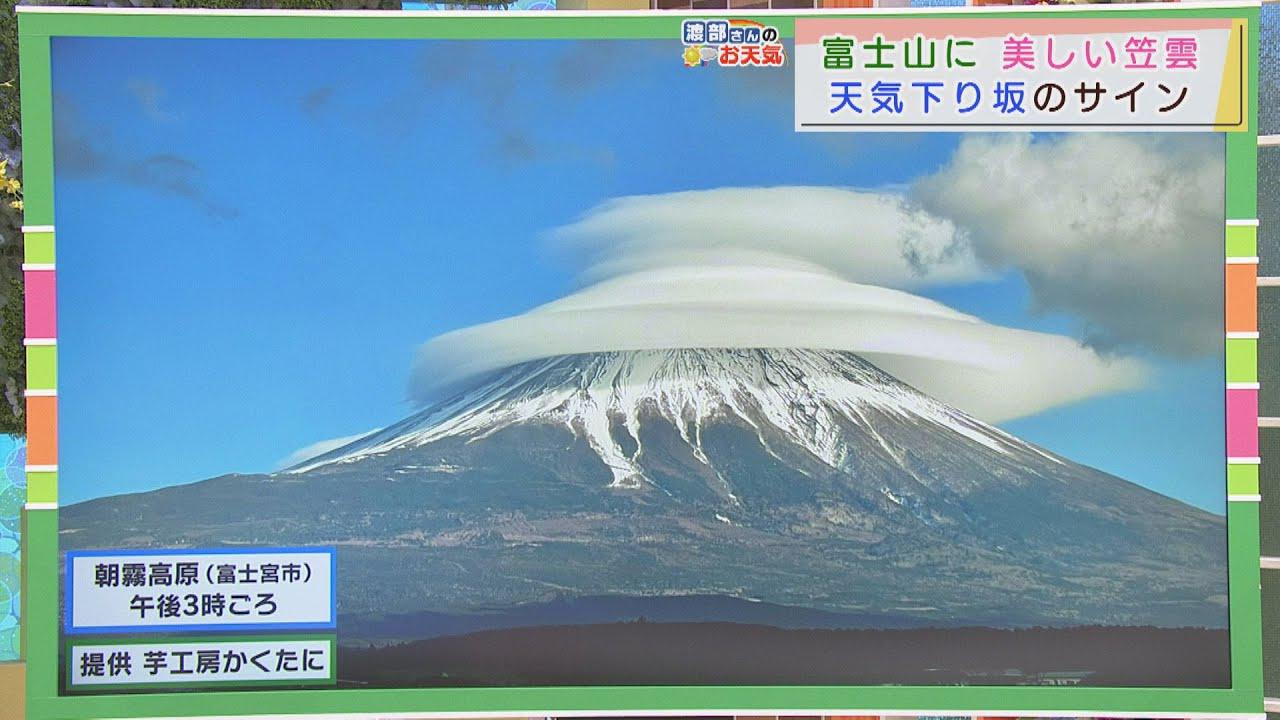 画像: 【2月1日　静岡】渡部さんのお天気　笠雲は天気が下り坂のサイン　あすは「激しい雨に注意」 youtu.be