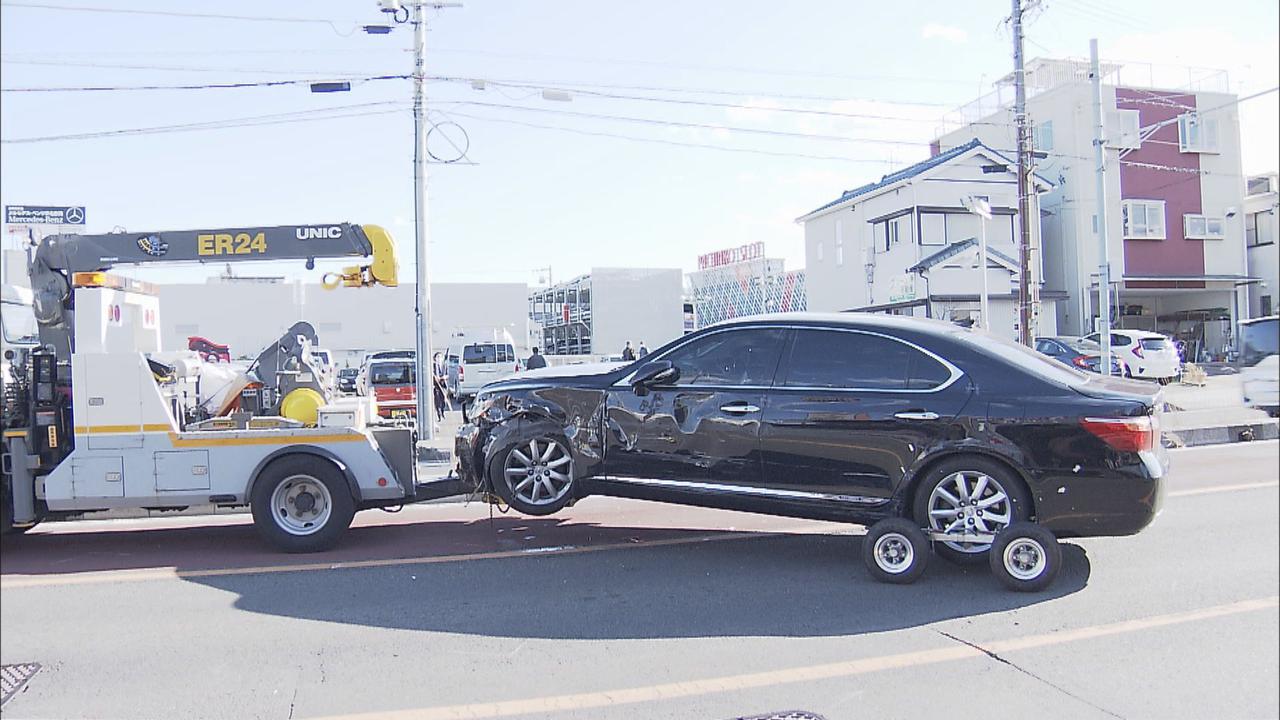 画像: 男が運転していた車　静岡市駿河区