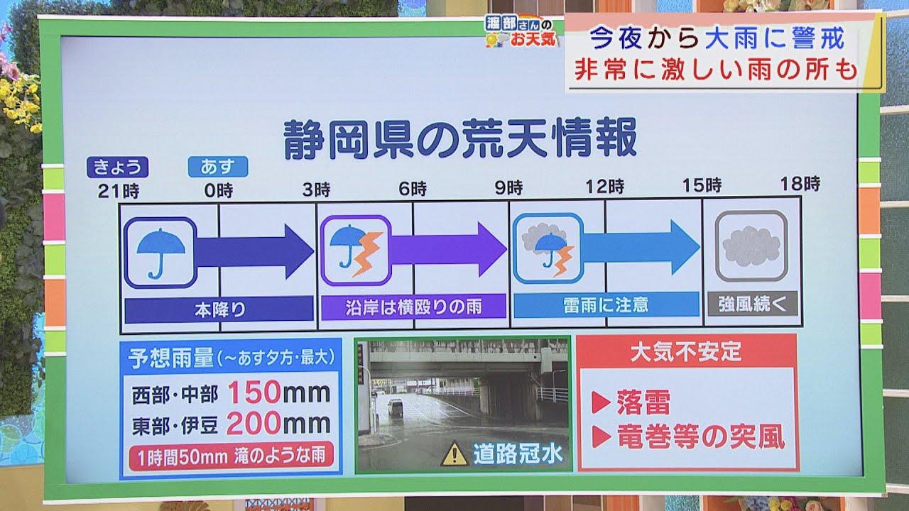 画像: 【3月12日　静岡】渡部さんのお天気　あすは「雨のピークは明け方から朝」 youtu.be