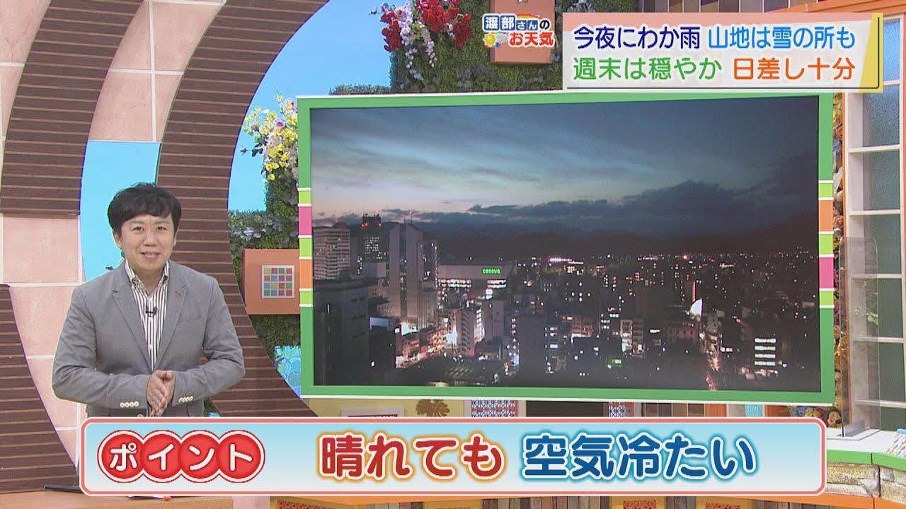 画像: 【4月9日　静岡】渡部さんのお天気　あすは「晴れても空気が冷たい」 youtu.be