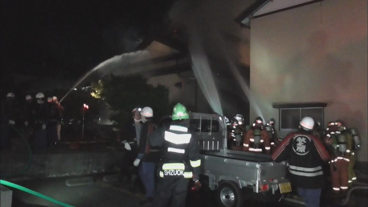 画像: 静岡・牧之原市の住宅で火災　男性1人が全身火傷で死亡