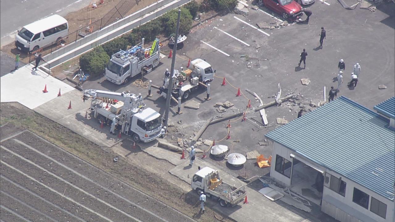 画像: 静岡・牧之原市の突風被害　建物の被害40棟に