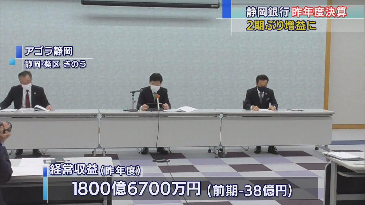 画像: 静岡銀行が決算を発表　2期ぶりの増益　融資の増加が要因に youtu.be