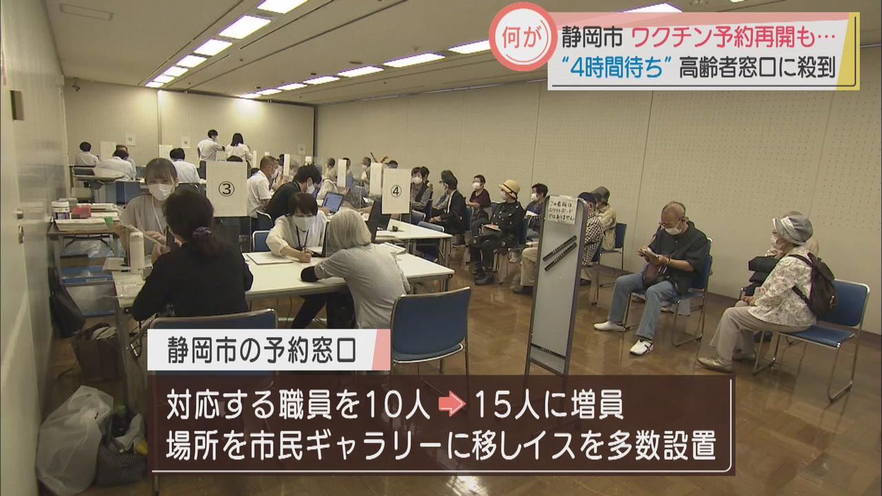 画像2: ワクチン予約代行の窓口再開　８時には８０人の高齢者の列が…　静岡市