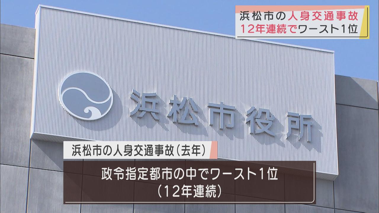 画像: 浜松市の人身交通事故　人口10万人あたり706件　12年連続で政令市ワーストに