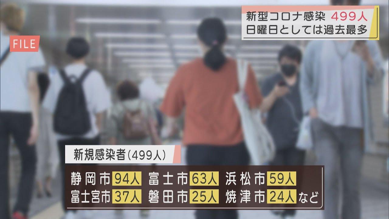 画像: 【新型コロナ】静岡県内　新たに499人感染　日曜日としては最多 youtu.be