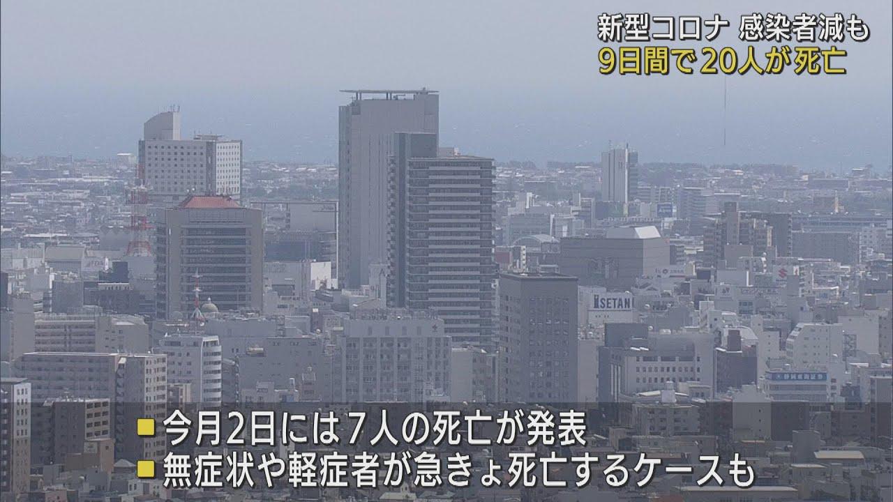 画像: 【新型コロナ】死者の発表９日間で２０人　自宅療養者や無症状の患者の死亡も　静岡県 youtu.be