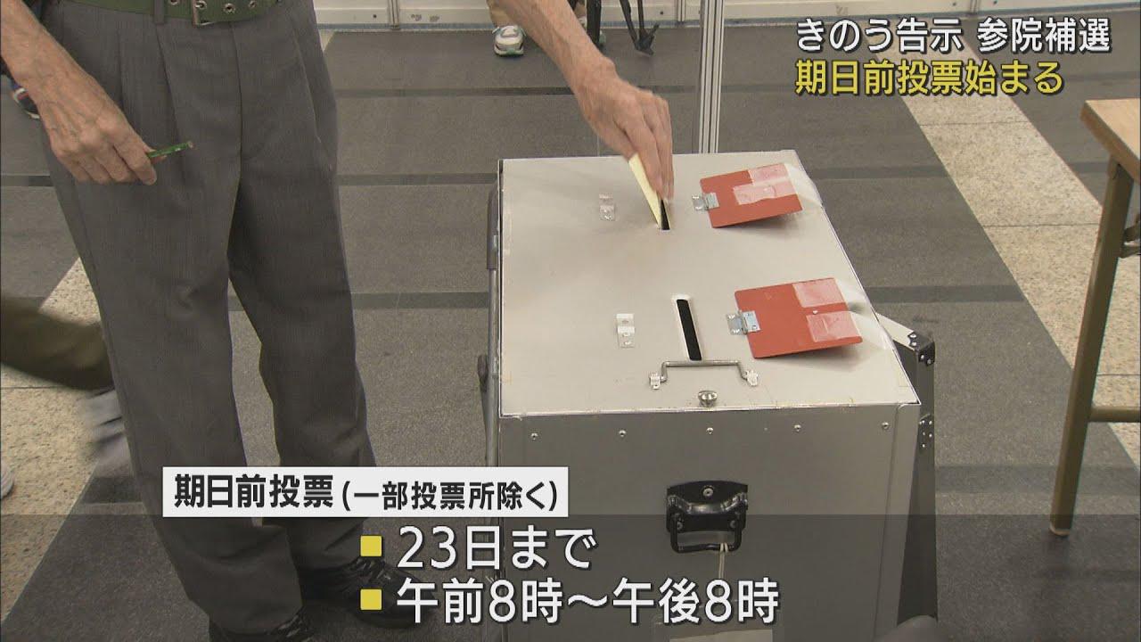 画像: 衆院選の前哨戦と注目…参院静岡選挙区の補欠選挙の期日前投票始まる　選挙戦は三つどもえ youtu.be