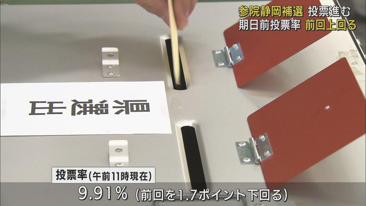 画像: 衆院選1週間前の『前哨戦』…三つどもえの参院静岡補欠選挙投票始まる　午前11時現在の投票率は前回を下回る youtu.be