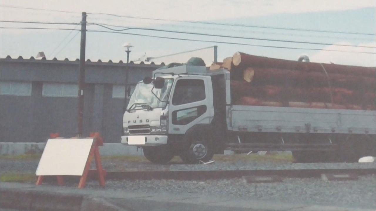 画像: 「白トラック」経営の男を逮捕　無許可で材木を運送か　静岡・磐田市