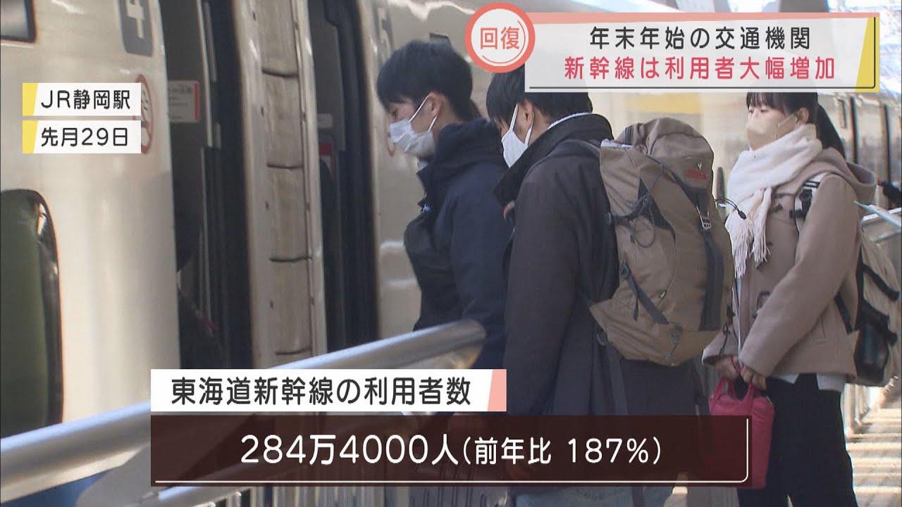 画像: 年末年始の東海道新幹線利用者数は前年の1.8倍　「コロナ禍前」の8割に回復 youtu.be