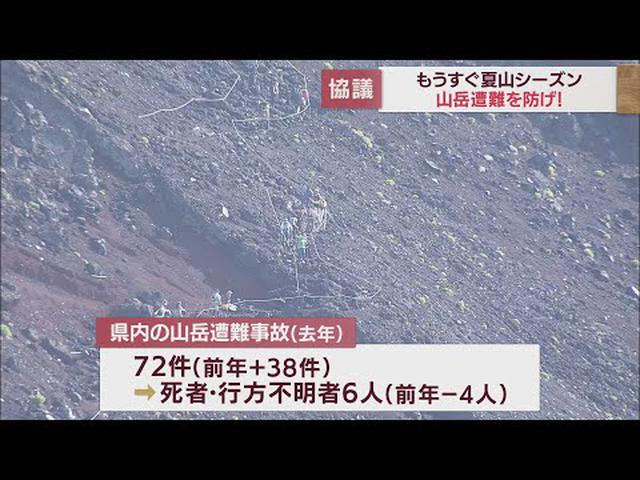 画像: 夏山シーズンを前に…静岡県や警察が遭難事故防止の対策会議　登山道整備や装備指導を確認 youtu.be