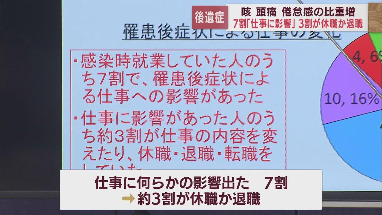 画像: 新型コロナ後遺症で７割が仕事に影響　静岡県は後遺症対応の研修や専門外来の紹介システムの構築へ youtu.be