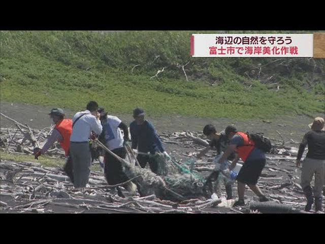 画像: アカウミガメが産卵した海岸で美化作戦　小４「思ってたよりプラスチックごみが多い」　静岡・富士市 youtu.be
