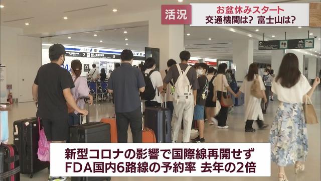 画像: 無料の抗原検査場も設置…静岡空港は発着のピーク　フジドリームエアラインズ国内6路線で予約率が去年の2倍 youtu.be