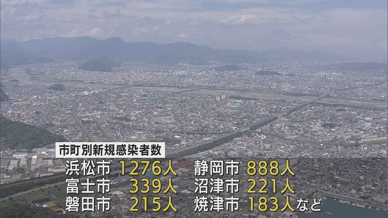 画像: 【新型コロナ】静岡県内で4895人感染…先週から3000人以上減少　7日連続で前の週を下回る　8月31日 youtu.be