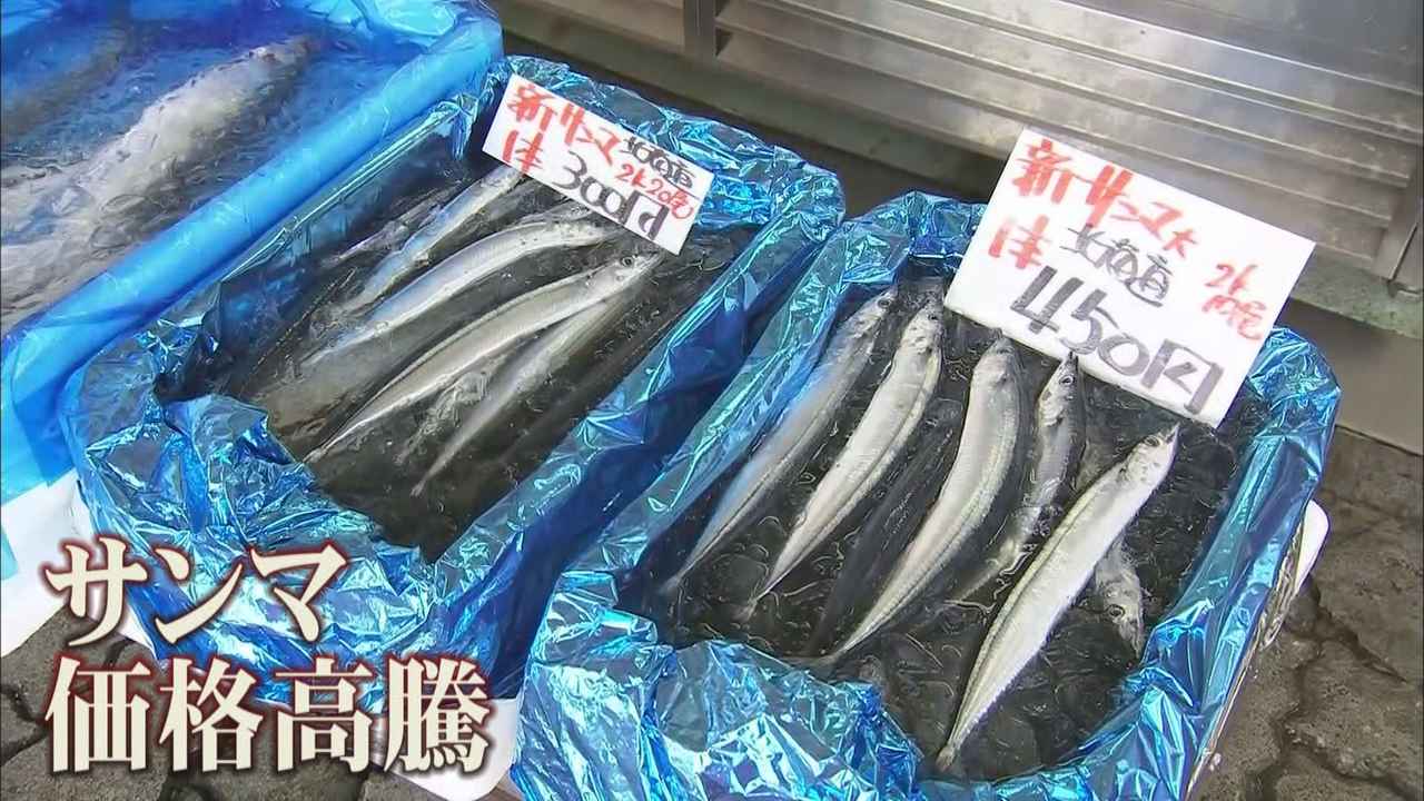 画像1: 鮮魚店はサンマが赤字に…