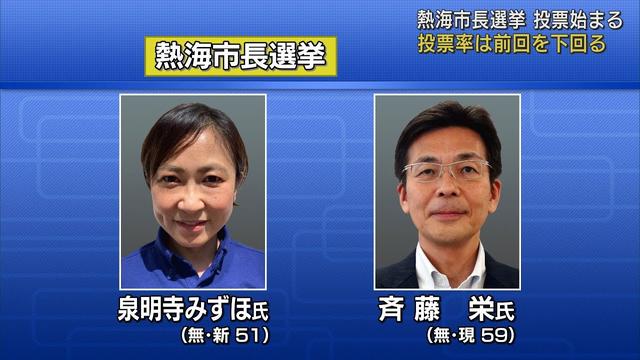 画像: 静岡・熱海市長選投票始まる　午前の投票率は低調 youtu.be