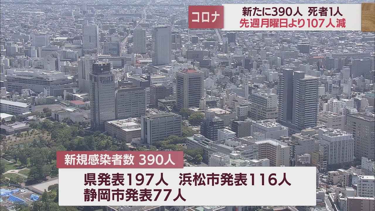 画像: 【新型コロナ／10月10日】静岡県内390人感染　死者1人 youtu.be