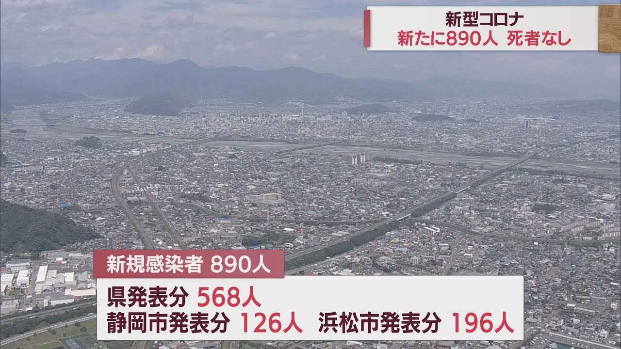 画像: 【新型コロナ　10月15日】静岡県890人感染　先週土曜日より78人増 youtu.be