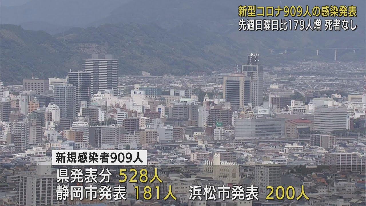 画像: 【新型コロナ/10月30日】静岡県909人感染…先週日曜日より179人増加　病床使用率は22・2パーセント youtu.be