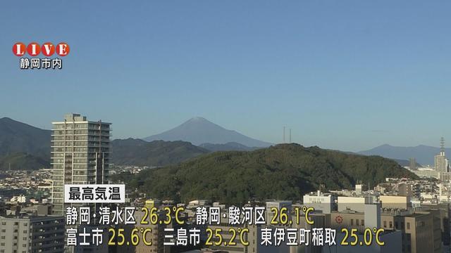 画像: 静岡県内各地で夏日観測　11月に静岡市で夏日が観測されるのは11年ぶり youtu.be