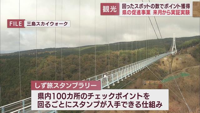 画像: 12月から「しず旅スタンプラリー」実証実験　観光スポット回ってポイント獲得　静岡県 youtu.be