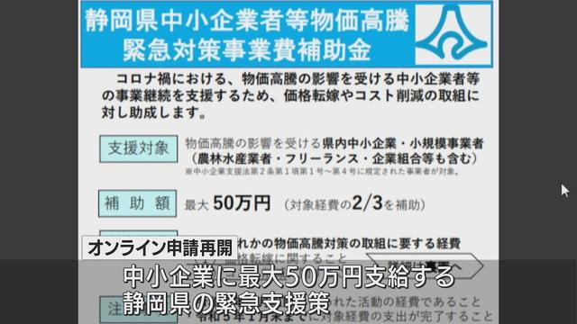 画像: 静岡県の中小企業向け補助金事業がオンライン申請を再開　申請受付は23日まで youtu.be