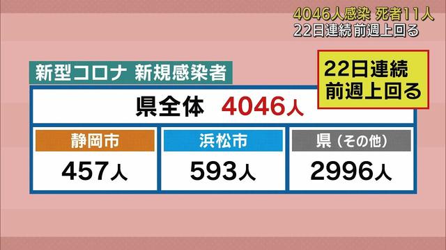 画像: 【新型コロナ　12月27日】静岡県内4046人感染　22日連続前週上回る　死者11人 youtu.be