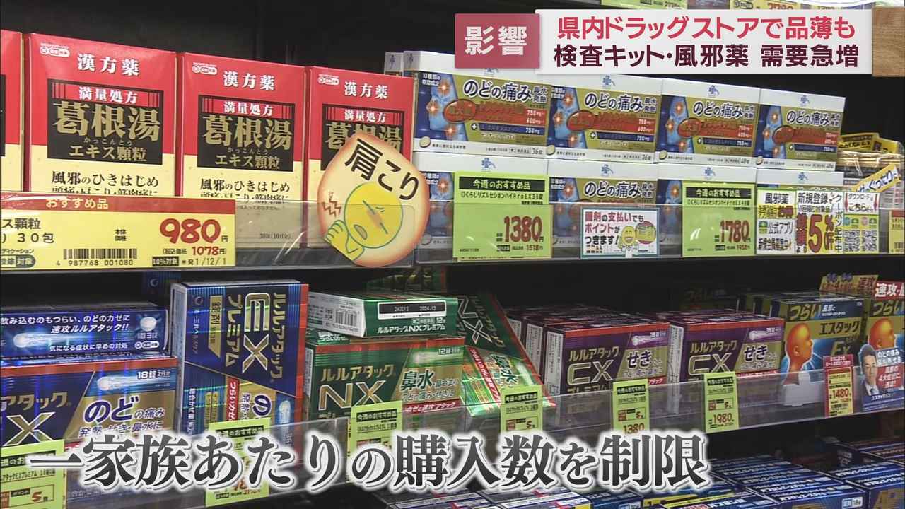 画像: 風邪薬はすでに品切れ