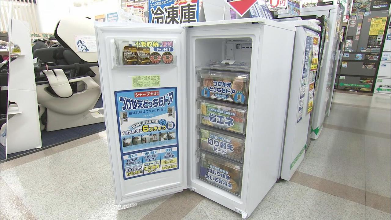 画像: 冷凍庫の売り上げも増加
