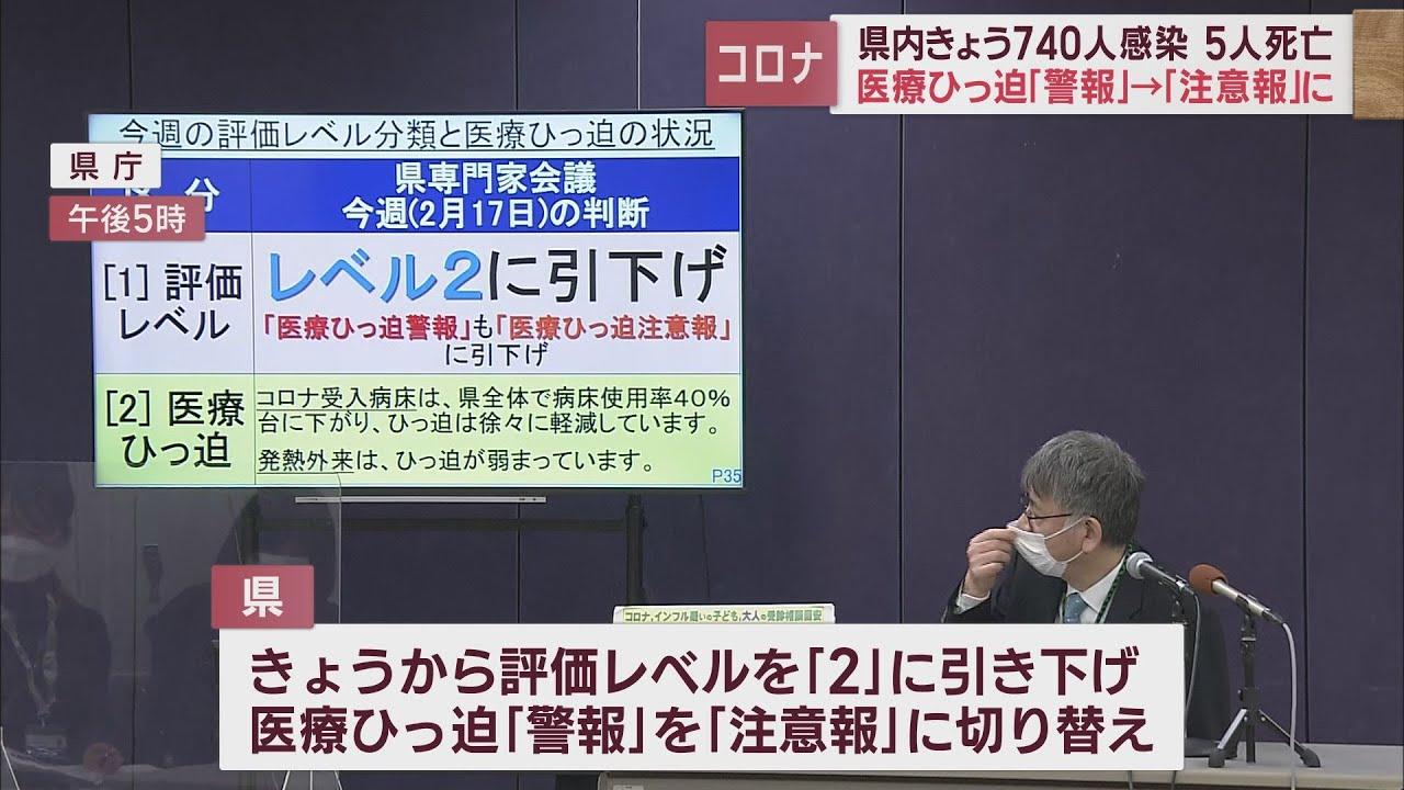 画像: 感染者減少傾向…評価レベルを2に引き下げ　静岡県の新規感染者740人…30日連続で前週下回る　【新型コロナ/2月17日】 youtu.be