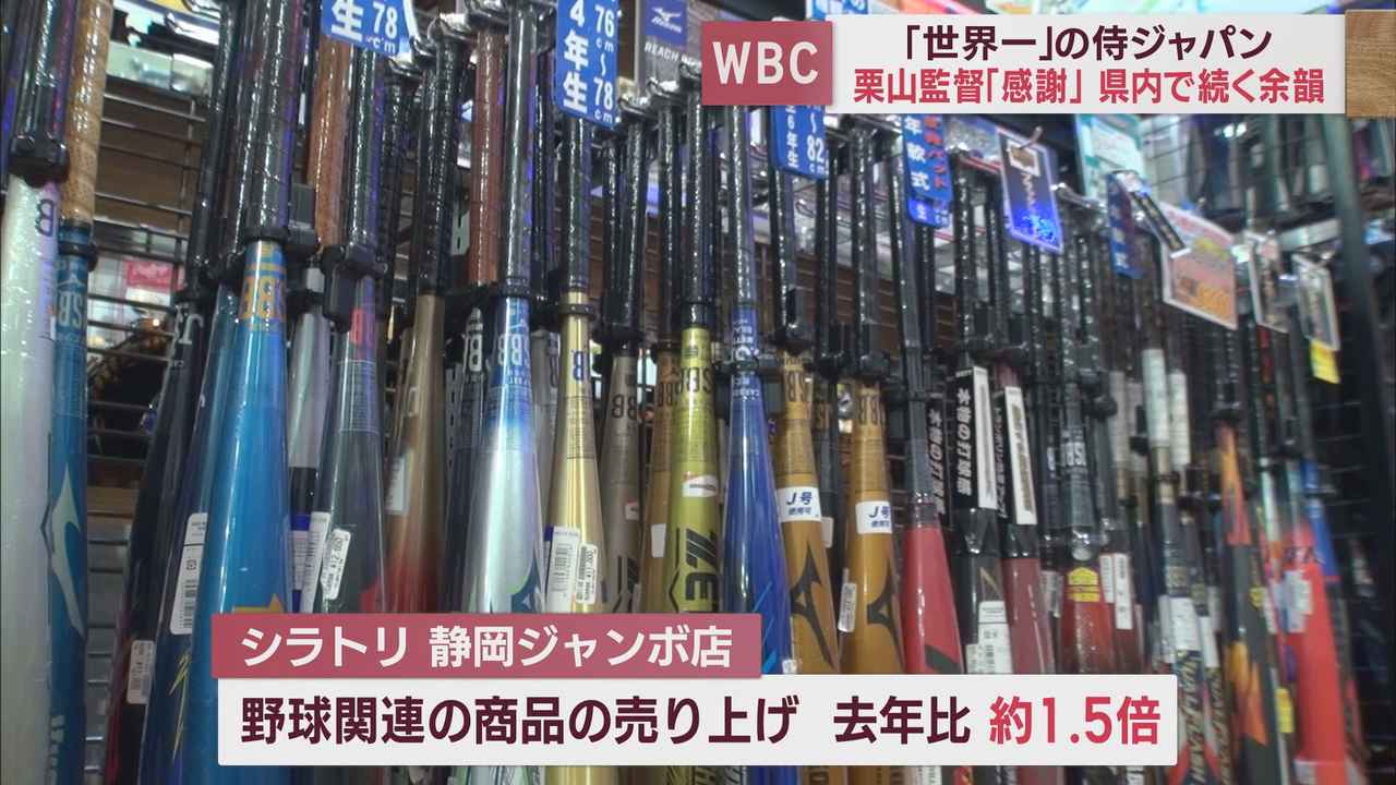 画像1: 侍ジャパンフィーバー続く　野球関連商品売り上げ1．5倍　WBC関連商品完売