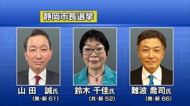 画像: 静岡市長選立候補者