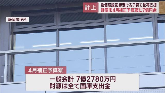 画像: 物価高騰の影響を受ける子育て世帯への支援策　一般会計7億2800万円の4月補正予算案を発表　静岡市 youtu.be