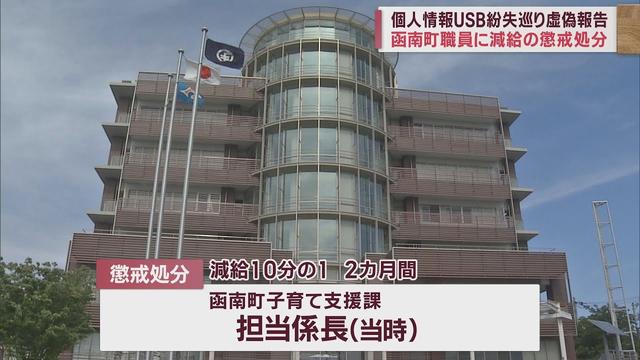 画像: USBなくした職員に「うその報告」させる…町職員を減給処分　静岡・函南町 youtu.be