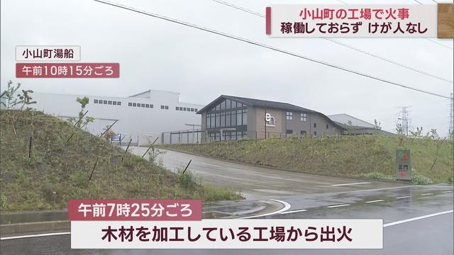 画像: 木材加工工場で火事　けが人なし　オイル漏れが火事の原因か　静岡・小山町 youtu.be