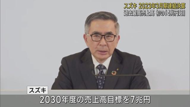 画像: スズキ売上高初めて4兆円を突破　2023年3月期連結決算　次期は4兆9000億円と予想 youtu.be