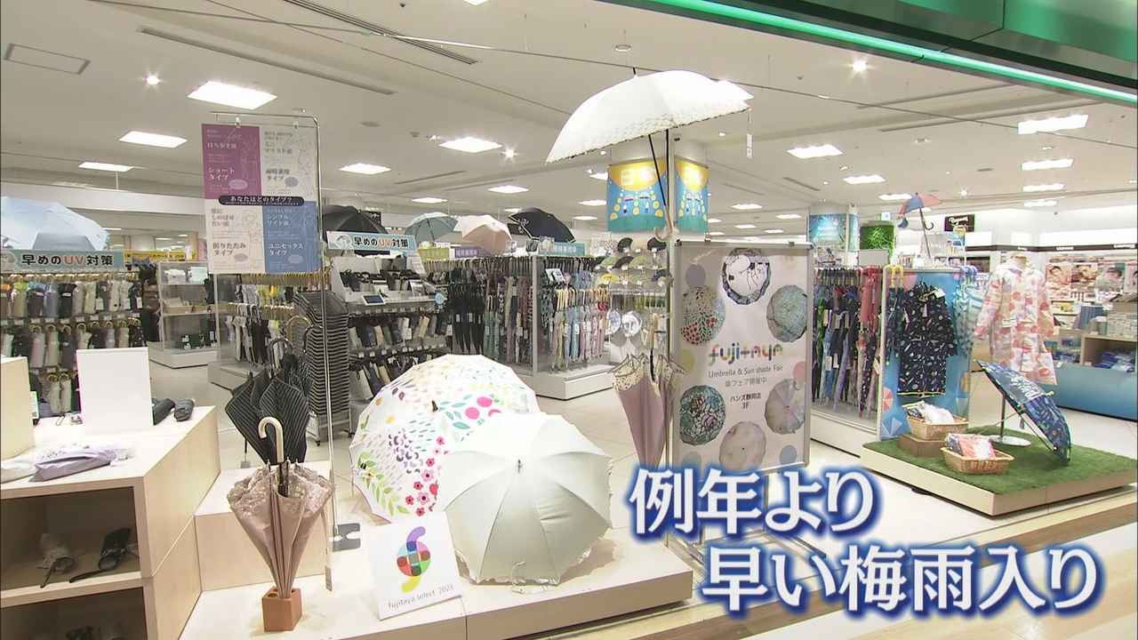 画像1: ハンズ静岡店（静岡市）には５００種類の傘