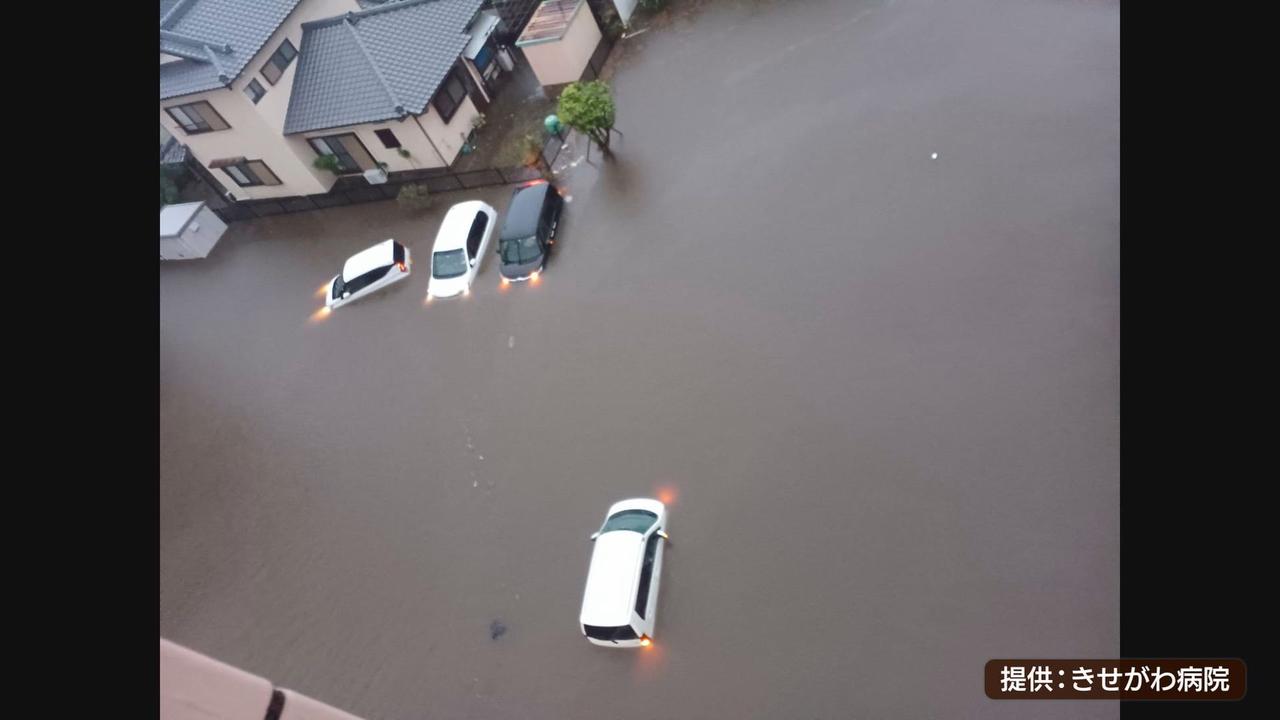 画像3: 【豪雨】病院に迫る「濁った水」…ガラスは割れ、病棟にまで流れ込む　静岡・沼津市