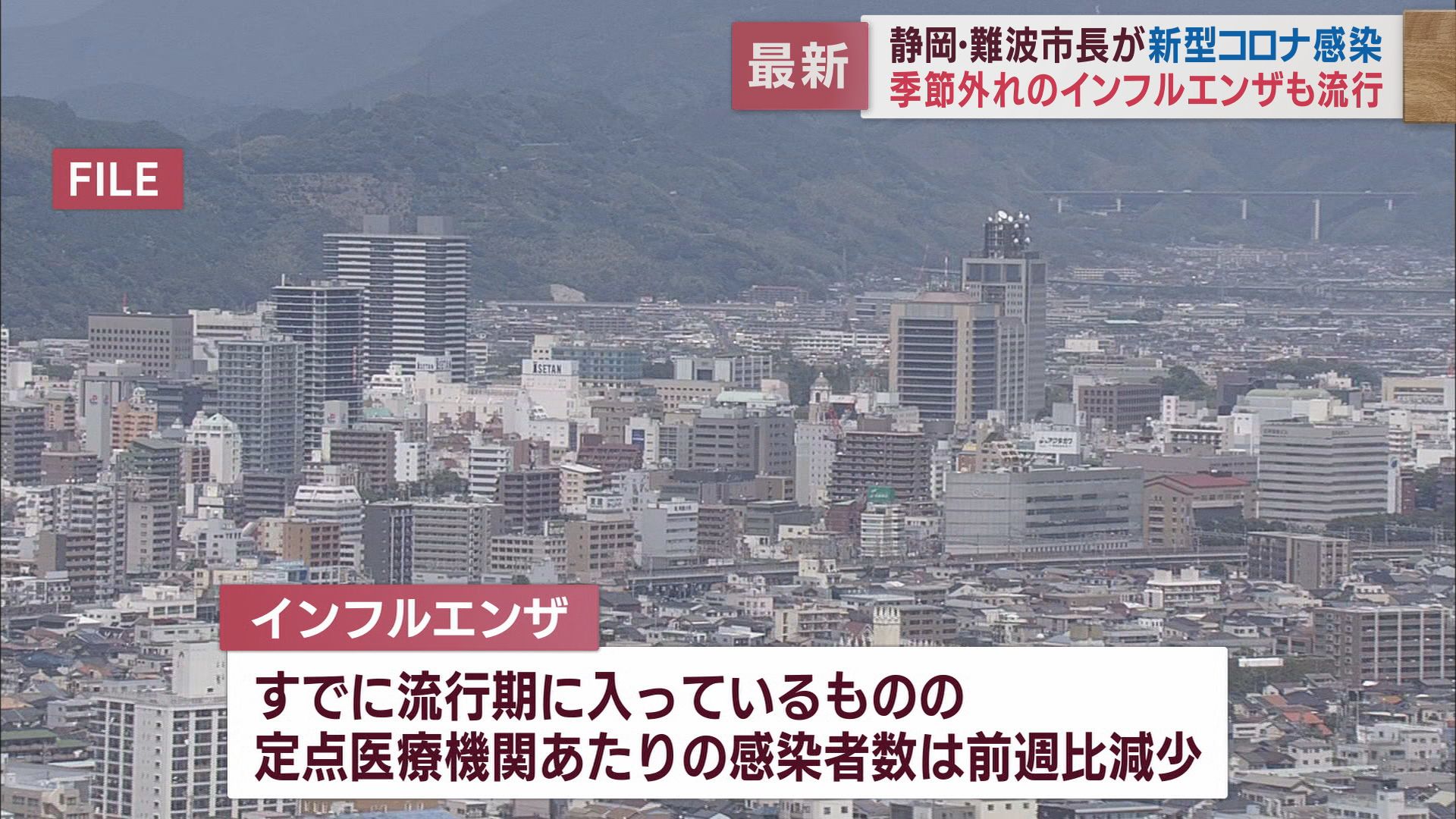 【新型コロナ】「感染拡大警報」解除⇒「注意報」に移行　3週連続で新規感染者減少…１日推計１６００人　静岡