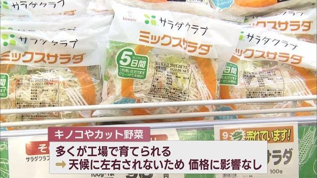 葉物野菜コーナーに『高くてごめんなさい』…厳しい暑さに野菜が軒並み値上がり　一方で激安になった人気の果物も　静岡