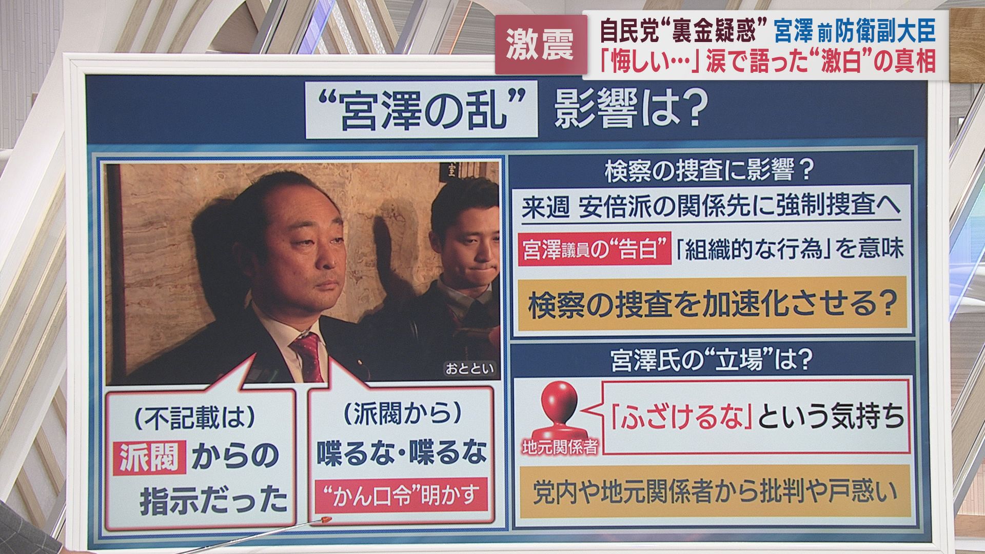 「派閥からの指示」に口止めも…宮澤氏の激白に　同期の金子恵美氏「永田町と国民の感覚に乖離」