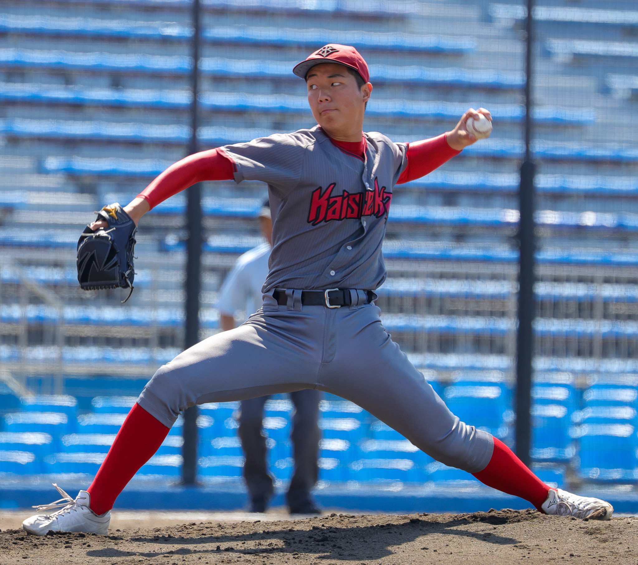 浜松開誠館の２年連続甲子園に向けて鍵を握る松井隆聖（浜松開誠館）