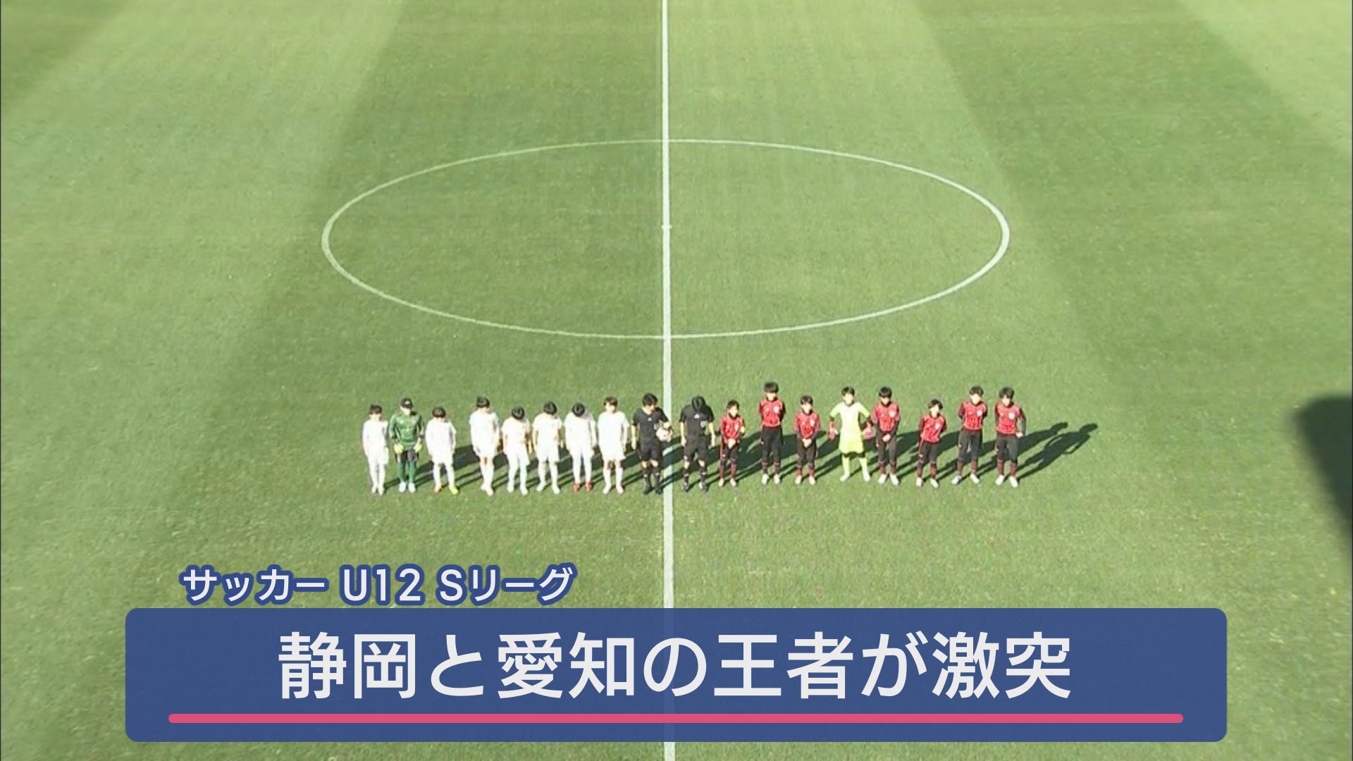 静岡県と愛知県の王者が対決　１２歳以下を対象にしたサッカーの試合が静岡市で開催　