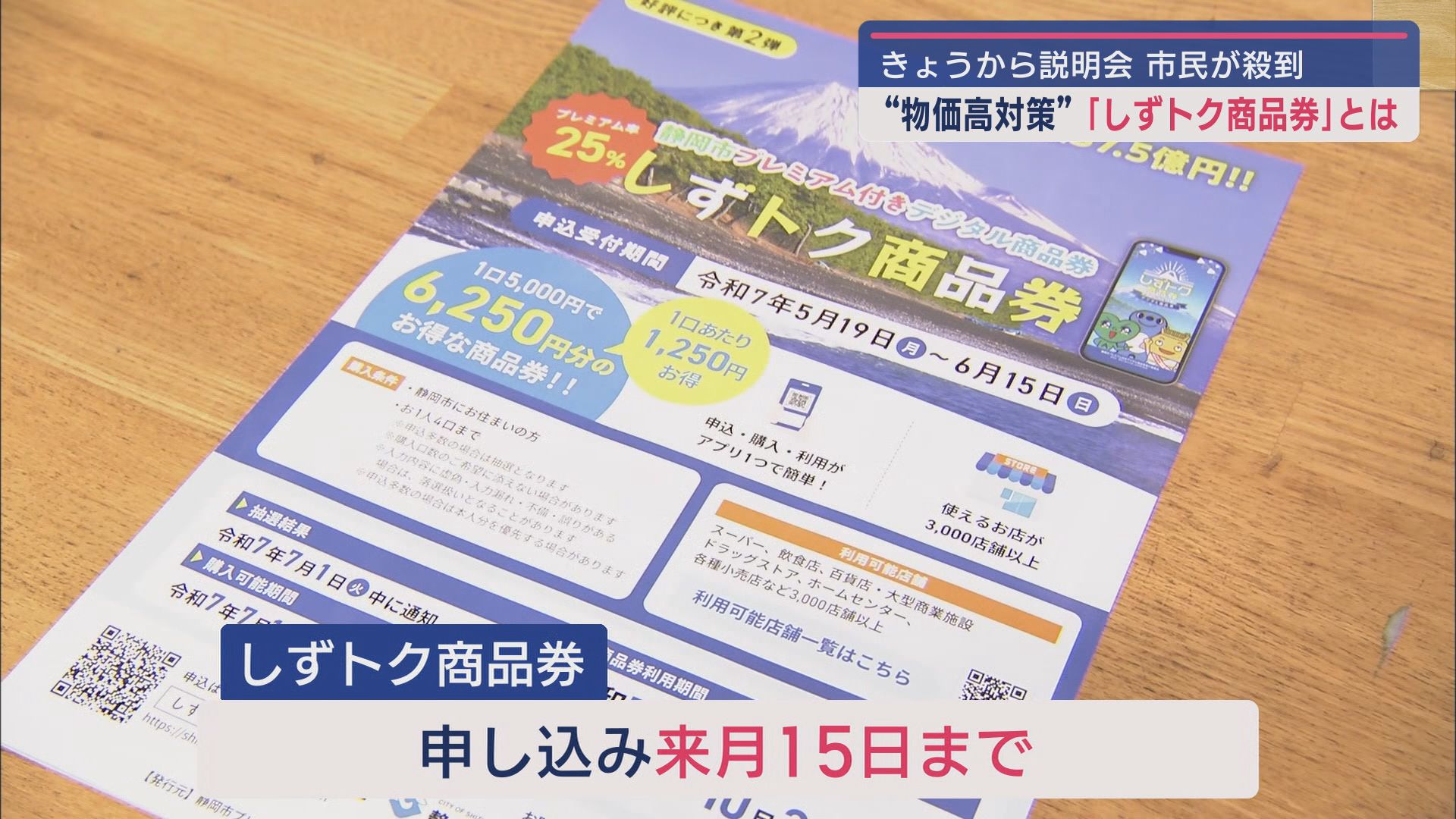 申し込みは6月15日まで